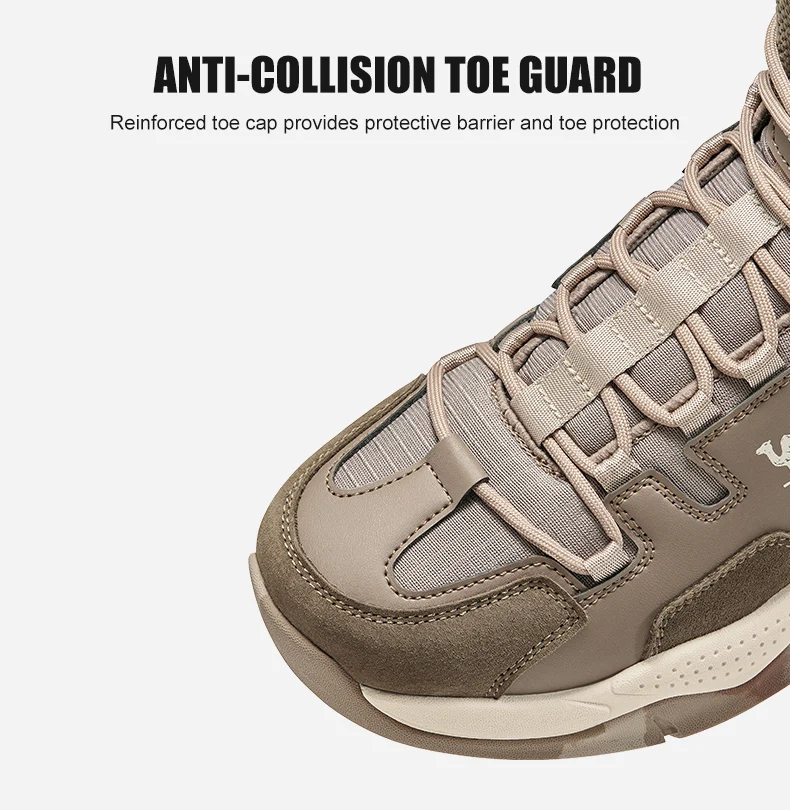 GOLDEN CAMEL Outdoor Hiking Shoes Waterproof High-top Boots Non-slip Wear-resistant Professional Trekking Shoes for Men 2023 New