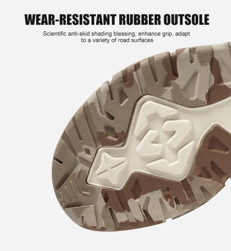 GOLDEN CAMEL Outdoor Hiking Shoes Waterproof High-top Boots Non-slip Wear-resistant Professional Trekking Shoes for Men 2023 New