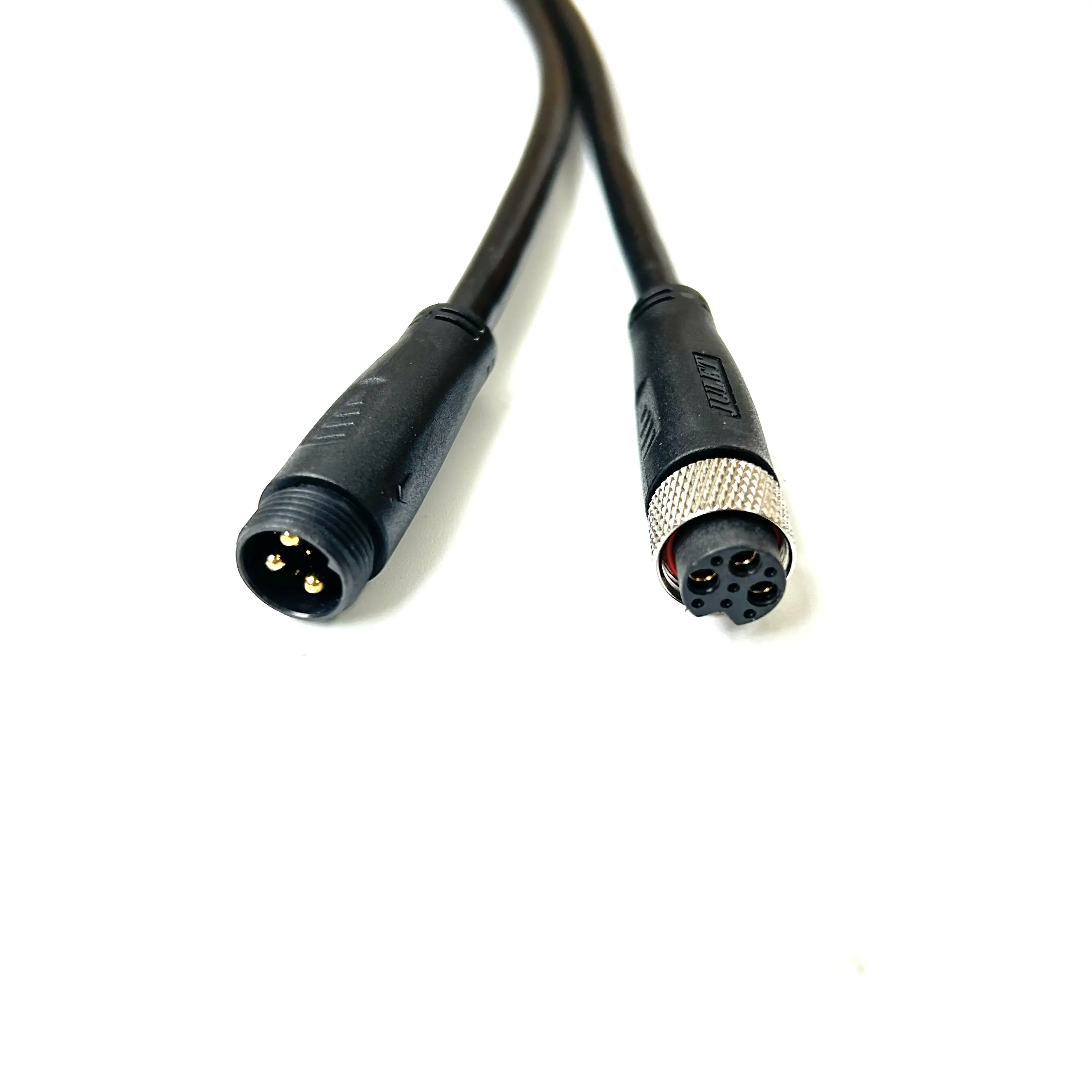 JULET L914 9 pin Waterproof Connector for Electric Bike Motor Screw Locking Male Female Motor Cable L=1100mm