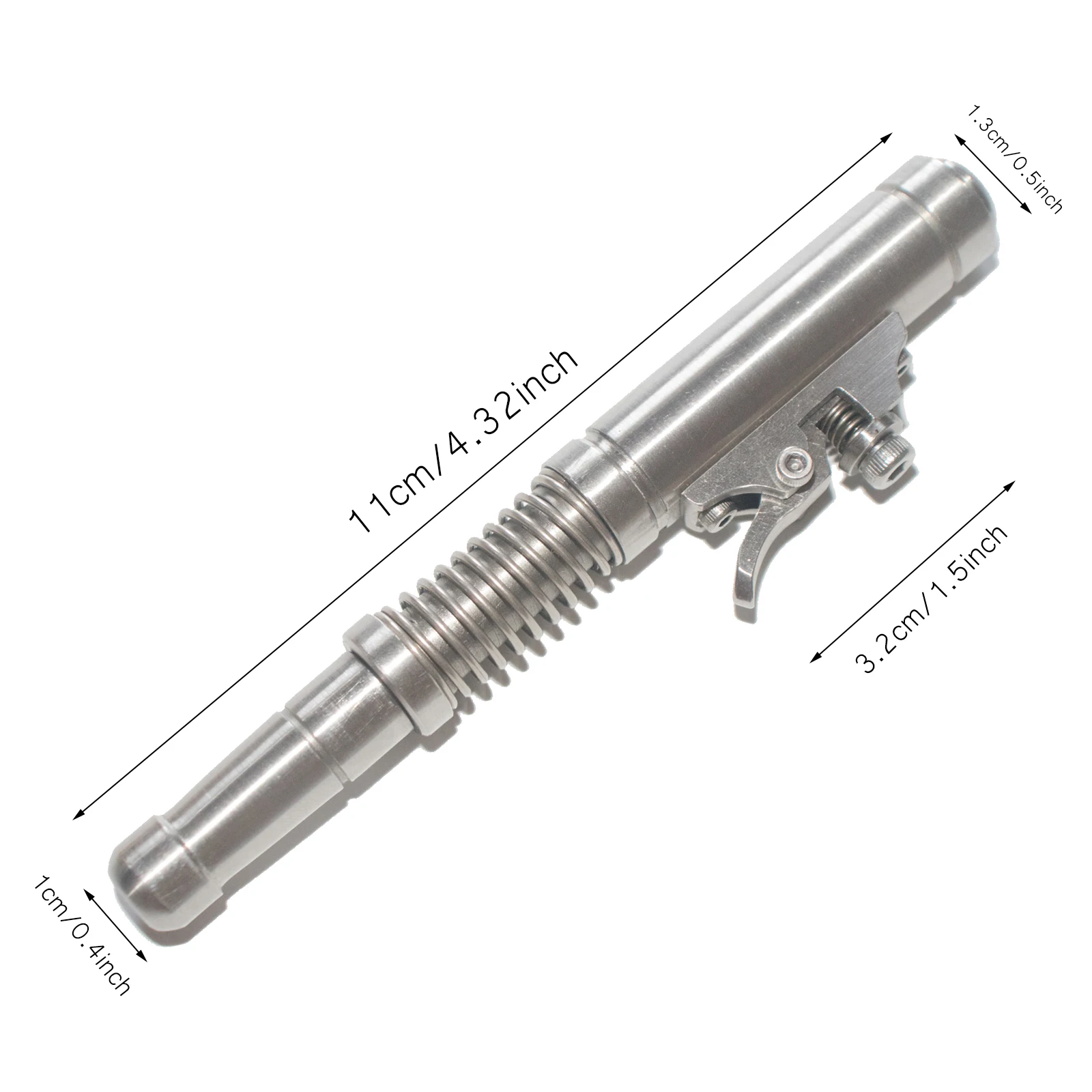 EDC Ballpoint Pen Metal Stainless Steel Click-off Cap Outdoors Writing Tools with Replaceable Refill Business Pocket Pens Gift