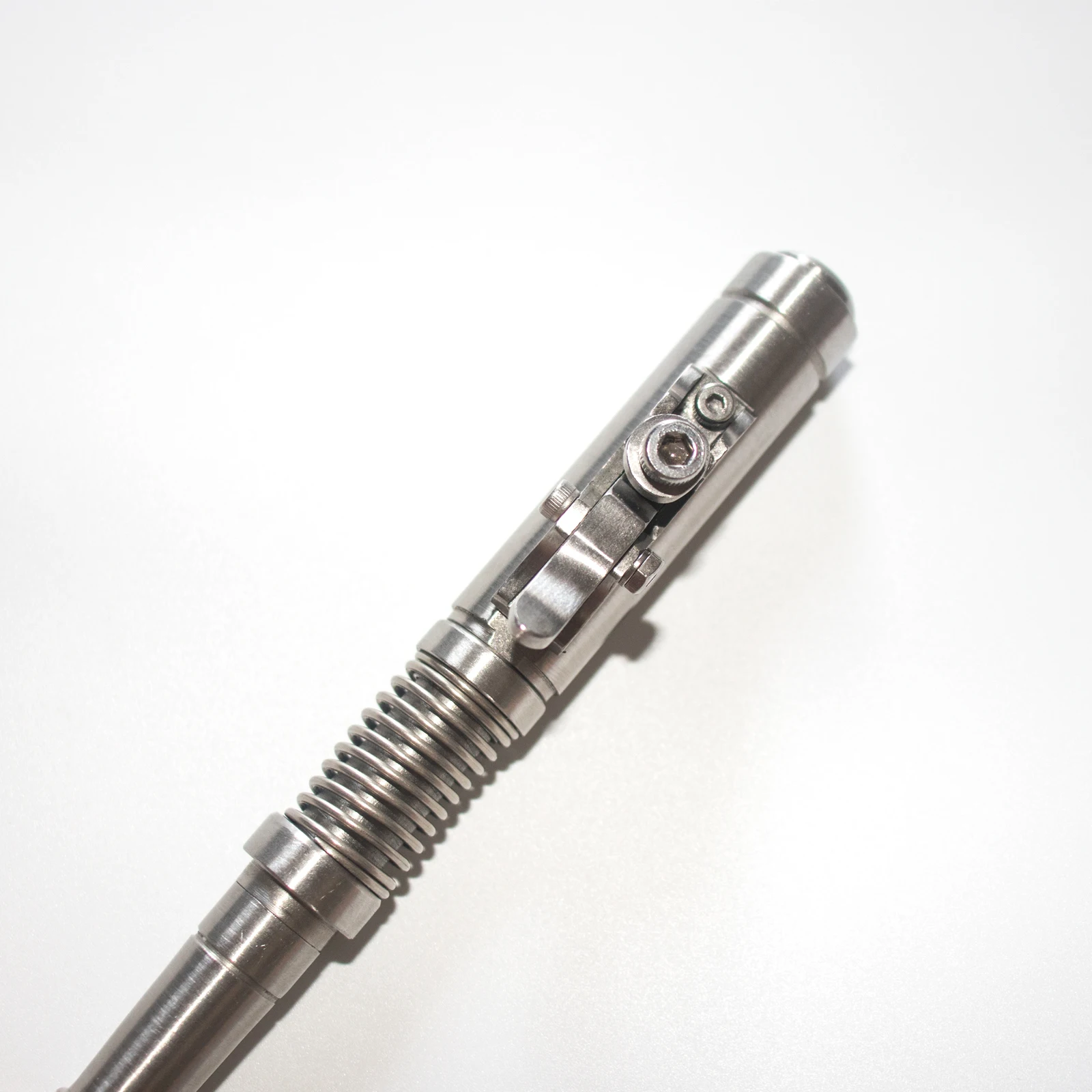 EDC Ballpoint Pen Metal Stainless Steel Click-off Cap Outdoors Writing Tools with Replaceable Refill Business Pocket Pens Gift