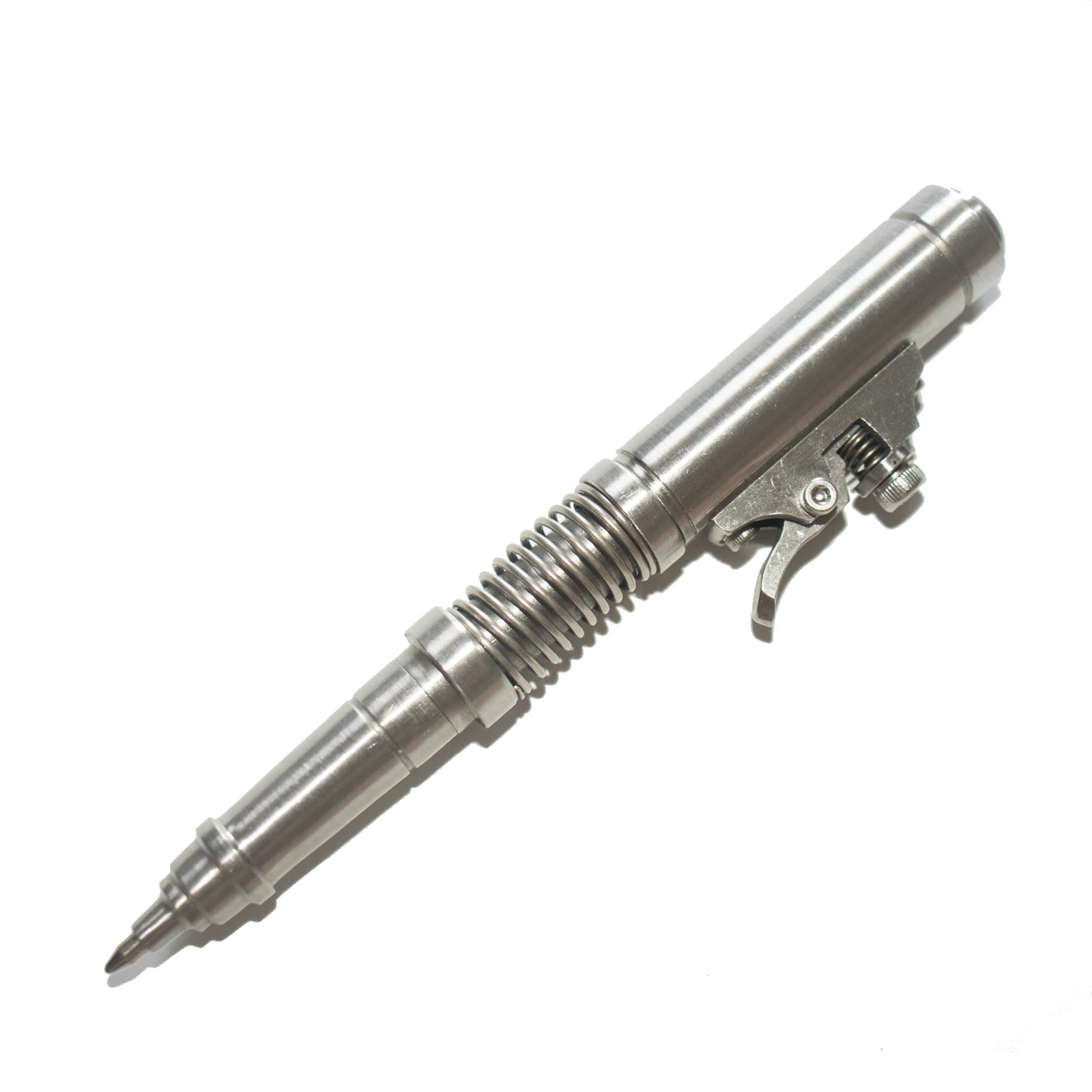 EDC Ballpoint Pen Metal Stainless Steel Click-off Cap Outdoors Writing Tools with Replaceable Refill Business Pocket Pens Gift