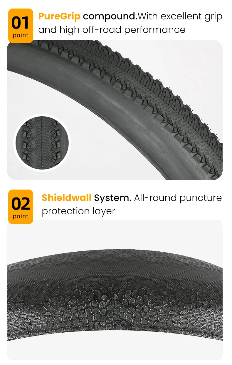 Continental Terra Hardpack Anti Puncture Folding Tire 29/27.5x2.0 MTB Tubeless Ready Road Cross-Country Bike Tyre No Box