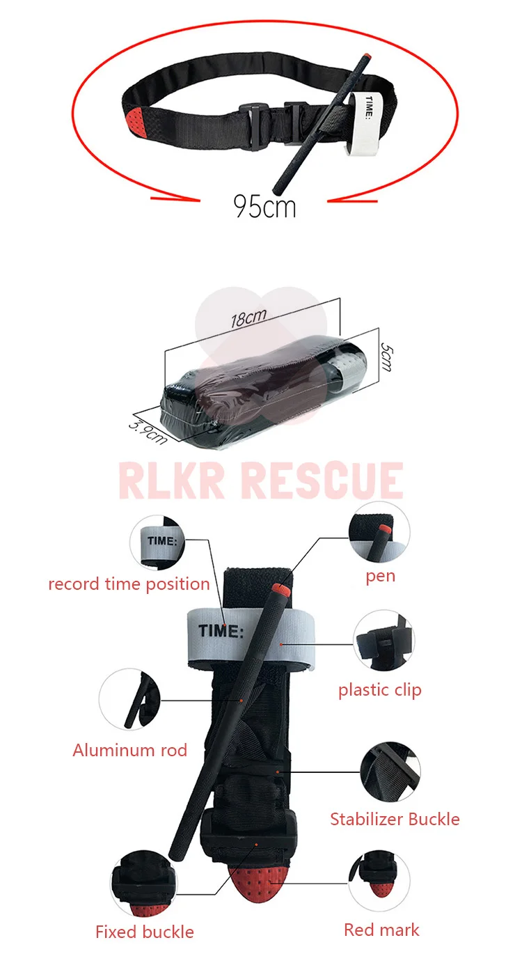 Poseidon Survival Tourniquet Aluminum Turnstile Combat Rotating Medical Emergency Strap Trauma IFAK Gear