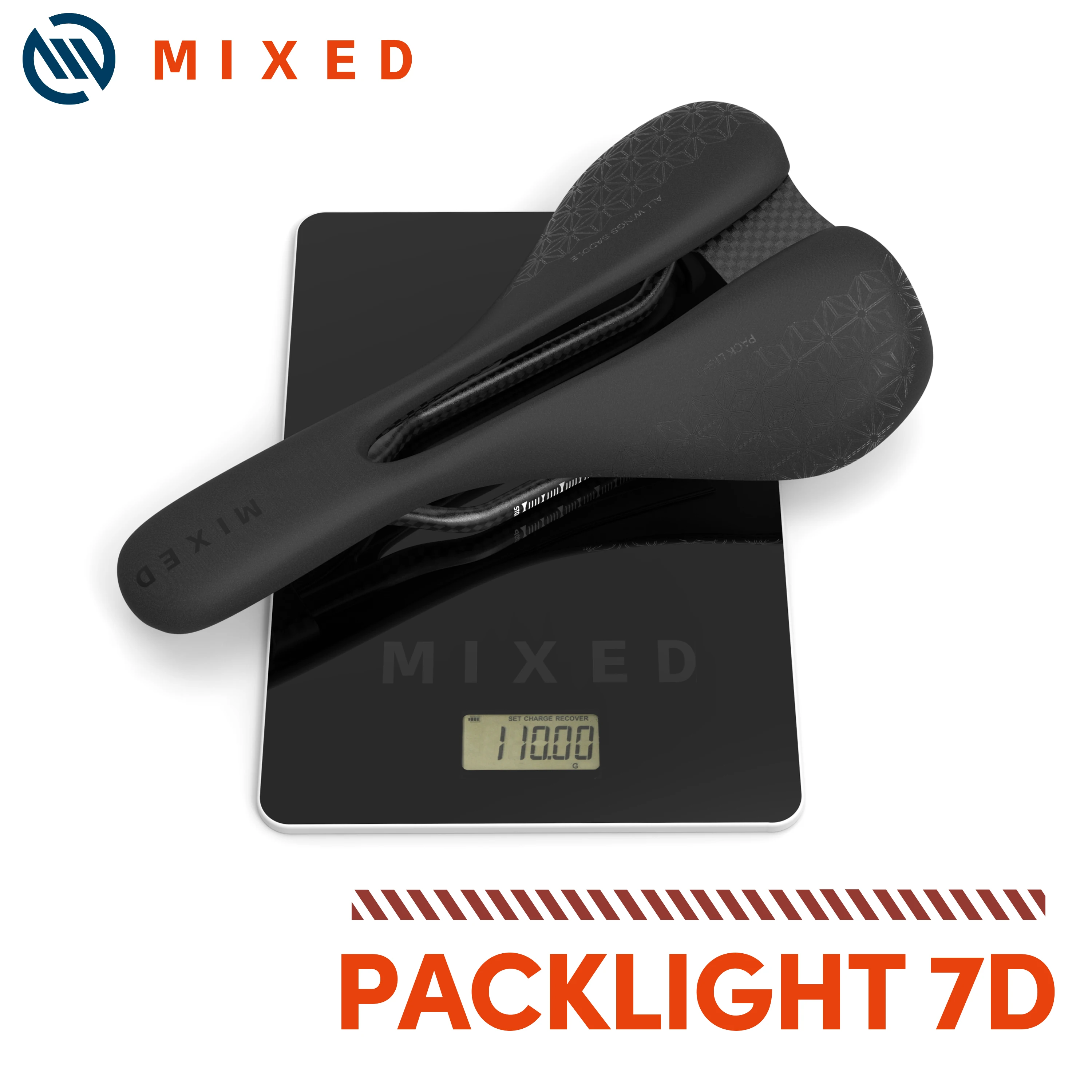 MIXED Ultra Light 7D MAX Carbon Saddle Road Bike 140MM Bicycle Seat 108G Cycling Parts