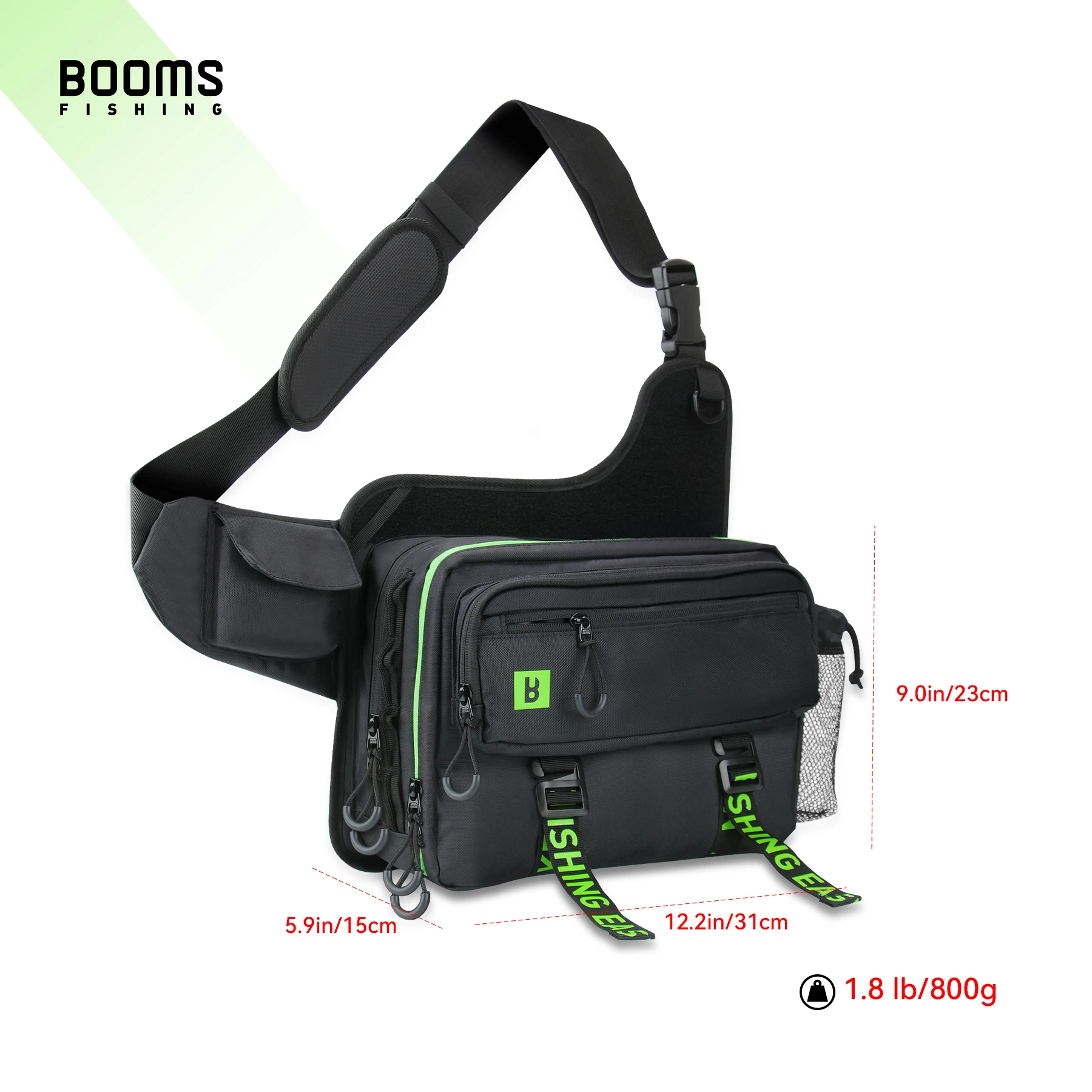 Booms Fishing IB1 Fishing Bag High-Capacity Tackle Storage Bags Large Sea Freshwater Backpack Carpfishing Professional Equipmen