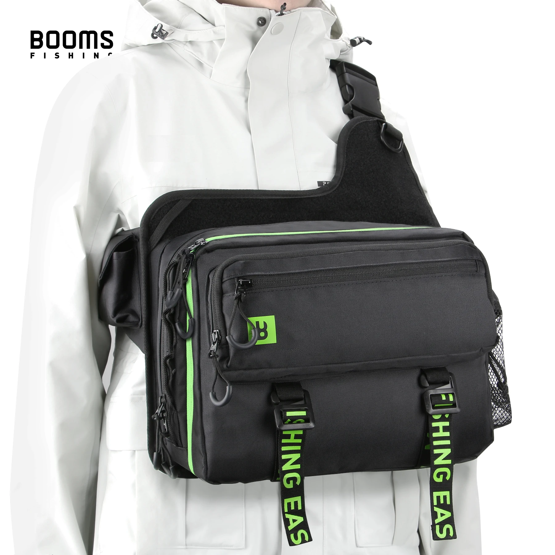 Booms Fishing IB1 Fishing Bag High-Capacity Tackle Storage Bags Large Sea Freshwater Backpack Carpfishing Professional Equipmen