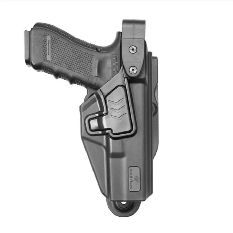 For Glock 17/19/19x/ 23/31/32/45(Gen 1-5) G22 (Gen 1-4) Level III,OWB Holster,Retention Polymer Tactical Bag | Gun & Flower