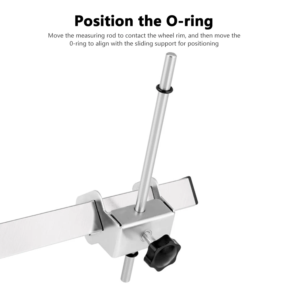 TOOPRE Bicycle Rear Derailleur Hanger Alignment Gauge Aluminium Alloy Straighten Tool for Mountain Road Bike 20-29'' Wheel