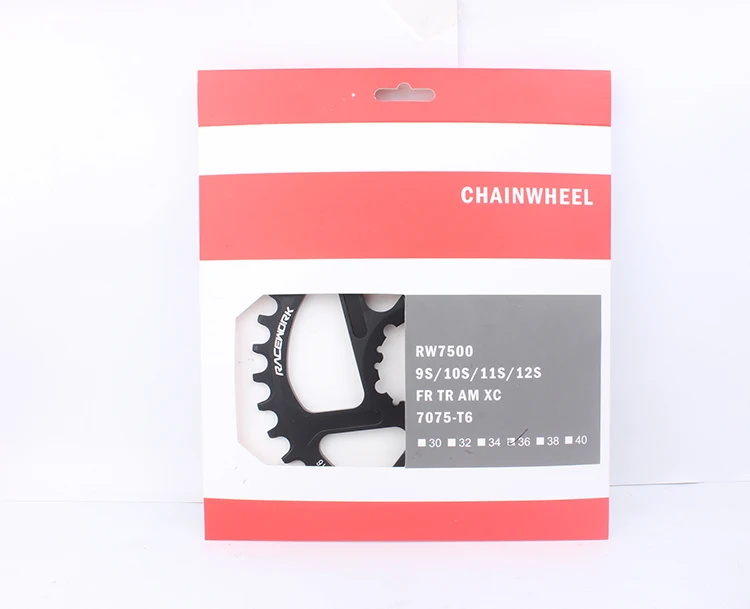 RACEWORK MTB Crankset 170/175mm Mountain Bike Crank Narrow Wide Chainring 32/34/36/38T 11/12S Bicycle Crankset Sprocket For GXP