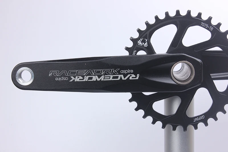 RACEWORK MTB Crankset 170/175mm Mountain Bike Crank Narrow Wide Chainring 32/34/36/38T 11/12S Bicycle Crankset Sprocket For GXP