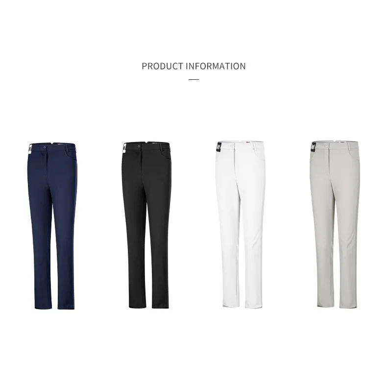 PGM Women's Golf Pants Windproof Warm Sports Pants Autumn Winter Ladies Split Slim Trousers Ankle Length Casual Sweatpants XS-XL