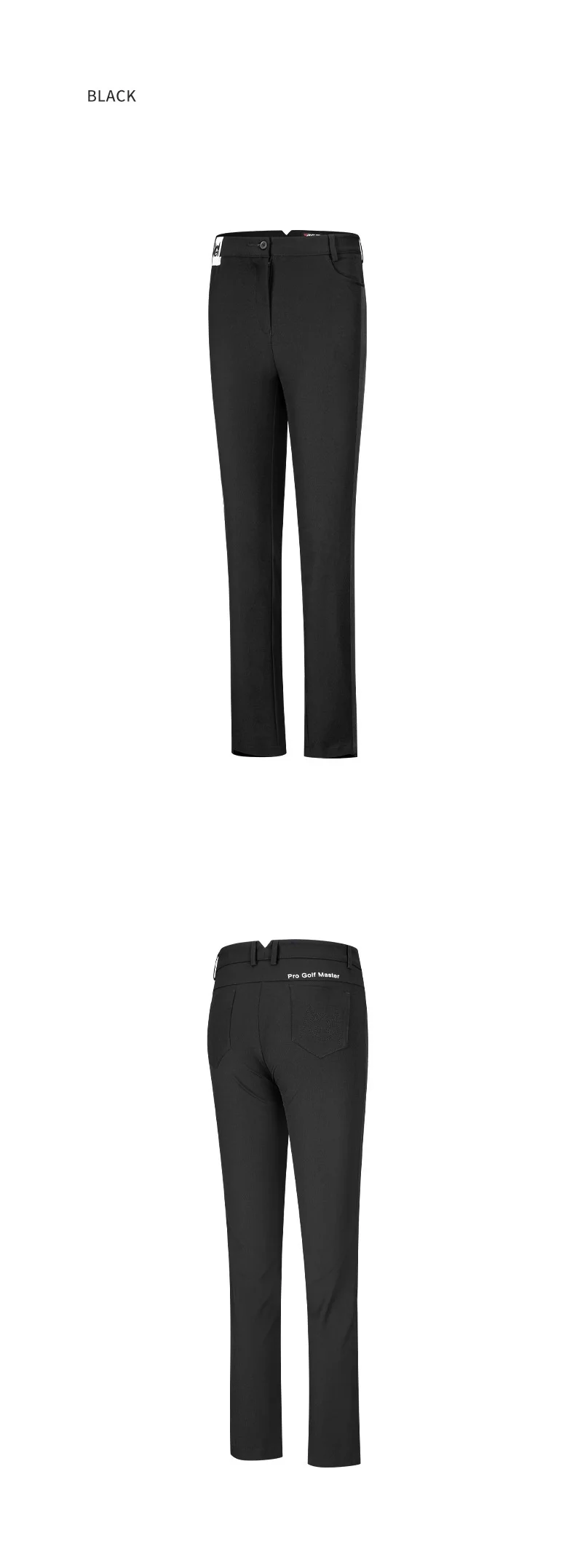 PGM Women's Golf Pants Windproof Warm Sports Pants Autumn Winter Ladies Split Slim Trousers Ankle Length Casual Sweatpants XS-XL