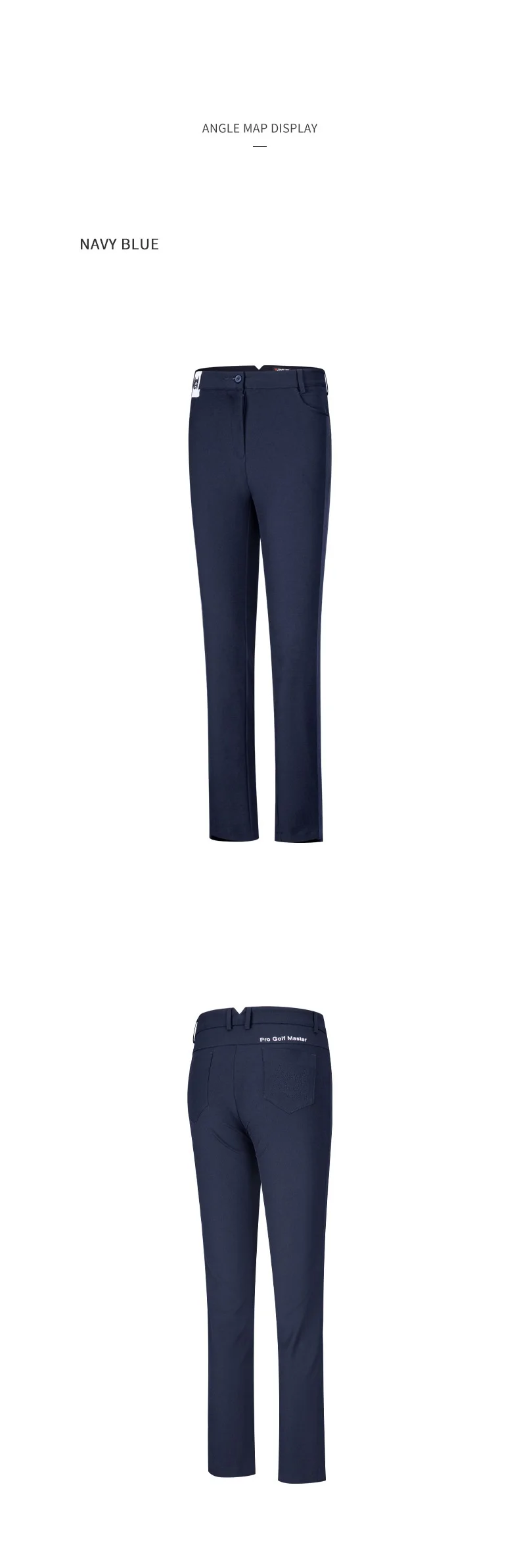 PGM Women's Golf Pants Windproof Warm Sports Pants Autumn Winter Ladies Split Slim Trousers Ankle Length Casual Sweatpants XS-XL