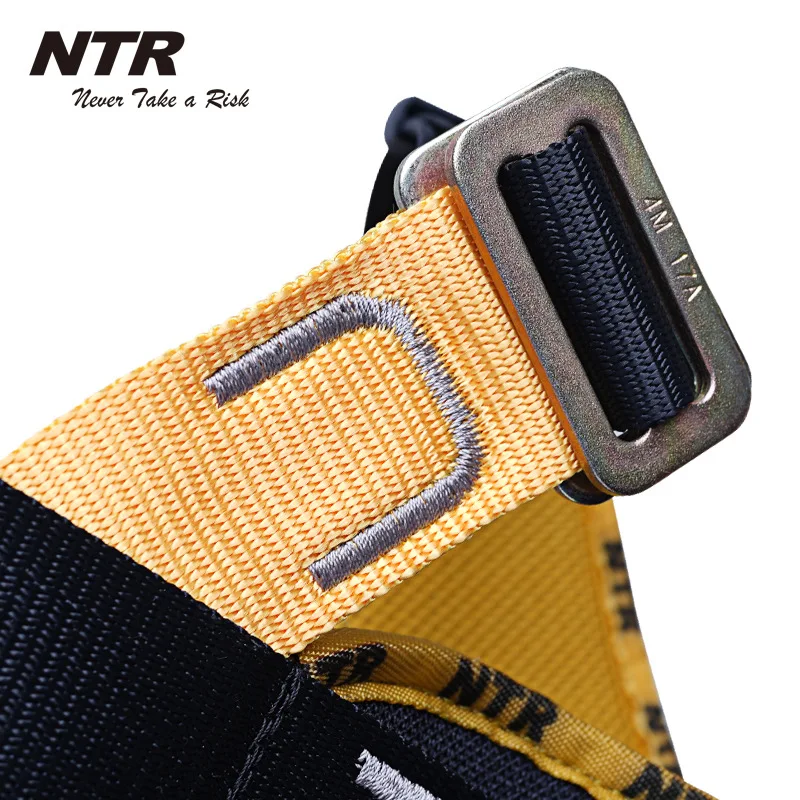 Rock Climbing Harness Full Body Safety Belt with 5 D-Ring Universal Aerial Work Protective Equipment