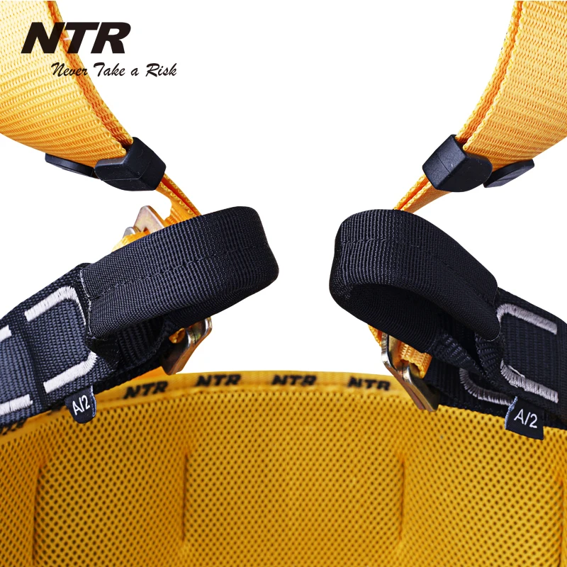 Rock Climbing Harness Full Body Safety Belt with 5 D-Ring Universal Aerial Work Protective Equipment