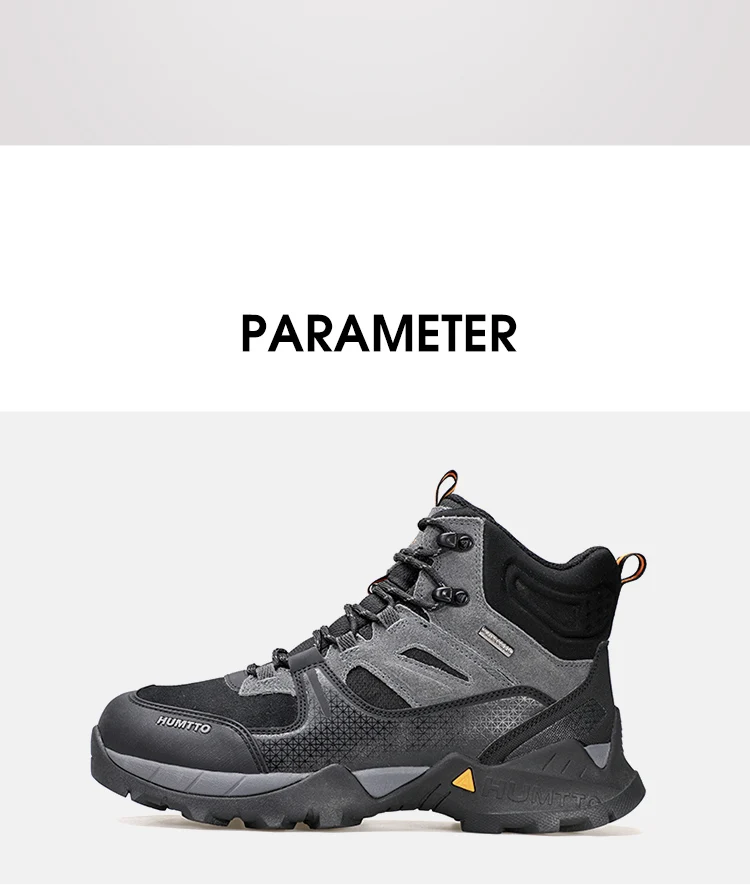 HUMTTO Waterproof Boots for Men Luxury Designer Outdoor Hiking Shoes Climbing Trekking Sneakers Leather Safety Mens Ankle Boots