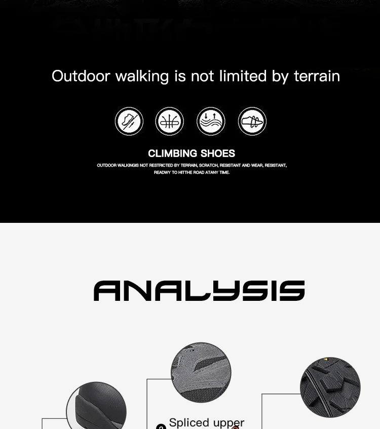 HUMTTO Waterproof Boots for Men Luxury Designer Outdoor Hiking Shoes Climbing Trekking Sneakers Leather Safety Mens Ankle Boots