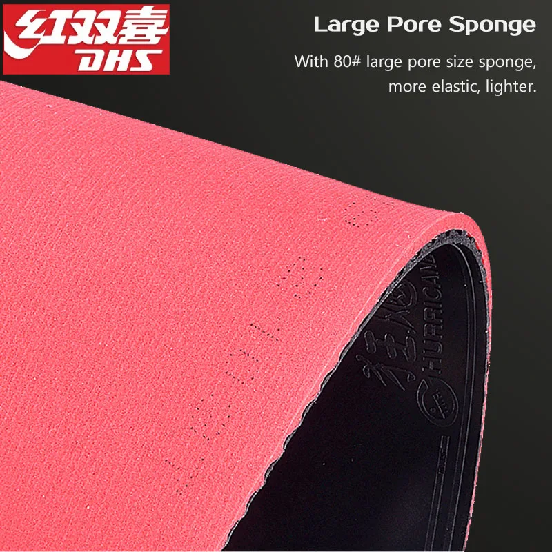 Original New DHS Hurricane 8-80 Table Tennis Rubber Tacky Soft Elastic Ping Pong Rubber Professional Large Pore Sponge