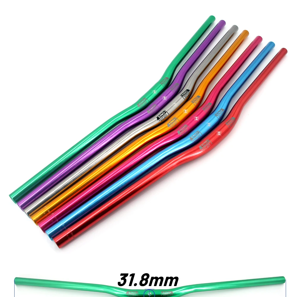 Mtb Handlebars For Mountain Bike 31.8mm Mtb Bike Table For Bicycle Handle Bar 740/780mm Swallow Handlebar Parts Colorful
