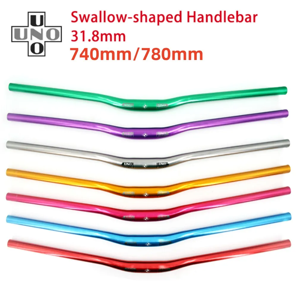 Mtb Handlebars For Mountain Bike 31.8mm Mtb Bike Table For Bicycle Handle Bar 740/780mm Swallow Handlebar Parts Colorful