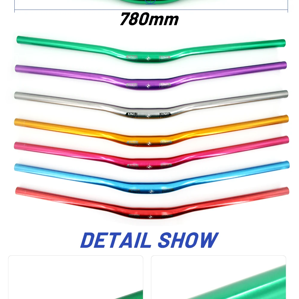 Mtb Handlebars For Mountain Bike 31.8mm Mtb Bike Table For Bicycle Handle Bar 740/780mm Swallow Handlebar Parts Colorful
