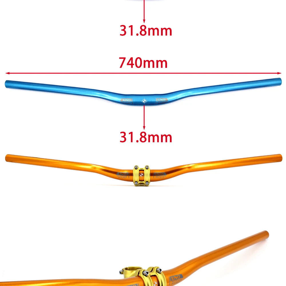 Mtb Handlebars For Mountain Bike 31.8mm Mtb Bike Table For Bicycle Handle Bar 740/780mm Swallow Handlebar Parts Colorful