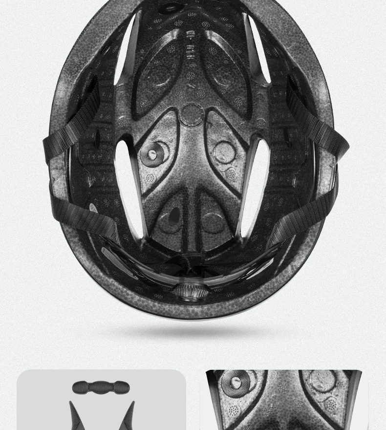 ROCKBROS Bicycle Helmet Aero Cycling Helmet Integrally-molded Bike Helmet Men Women Goggles Lens MTB Road Cycling Equipment