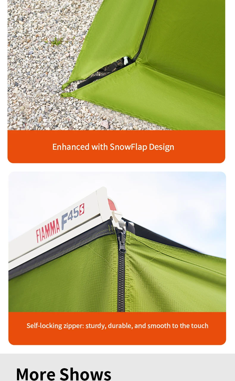 Caravan Awning Tent RV Screen Room Family Room Camper Privacy Room Sunshade Campervan Tent Outdoor Camping Shelter