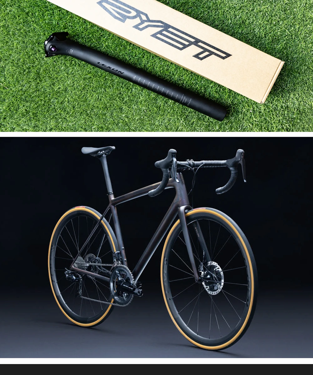 LEXON Ultralight 145g/155g Bicycle Seatpost Carbon 27.2/31.6mm Two Sizes MTB/Gravel/Road Bike Seating Tube 350mm Length Seatpost