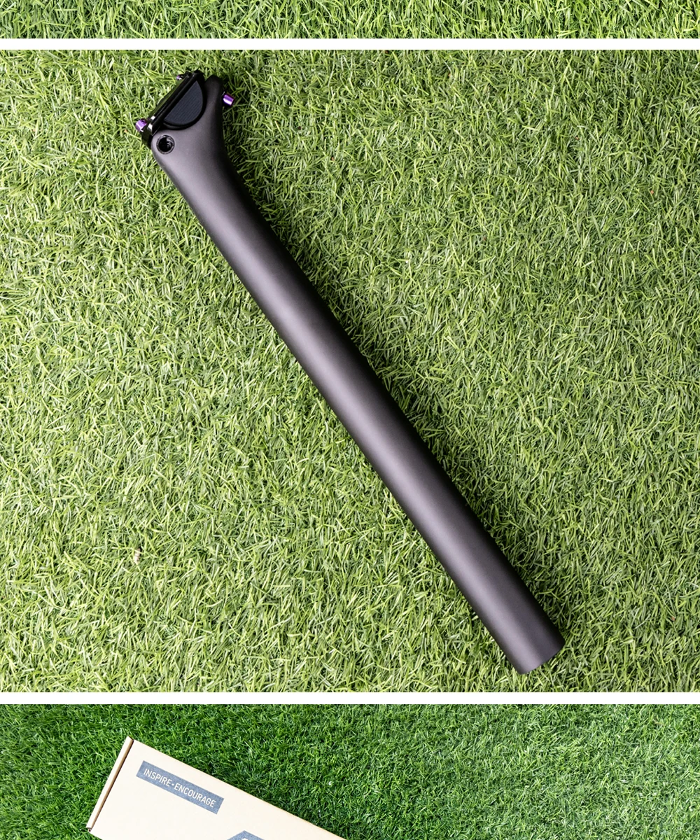 LEXON Ultralight 145g/155g Bicycle Seatpost Carbon 27.2/31.6mm Two Sizes MTB/Gravel/Road Bike Seating Tube 350mm Length Seatpost