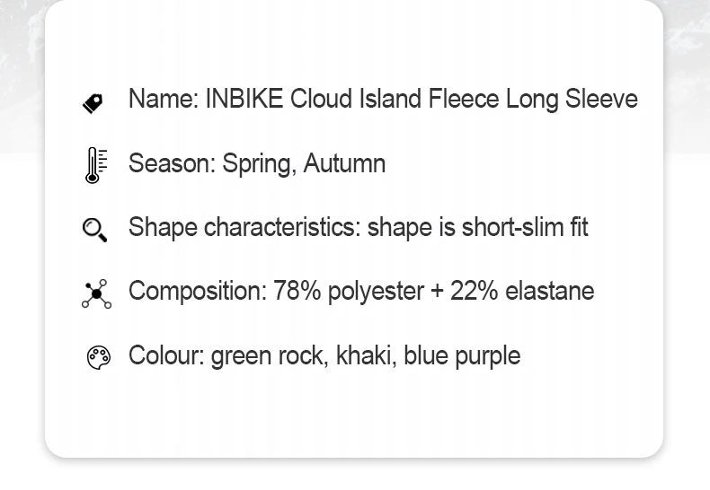 INBIKE Winter Women's Cycling Jersey Long-Sleeved Fleece Warm Outdoor Bicycle Riding Clothing Jersey MTB Sportswear Full Zipper