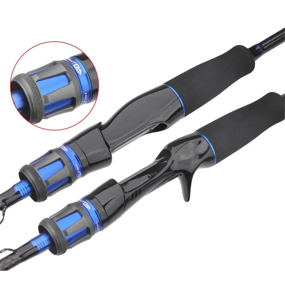 ROLLFISH 2 Tips Power M/MH Spinning Casting Carbon Fiber Lure Fishing Rod Freshwater salt Fishing Rod Bass Fishing WT 101-133g