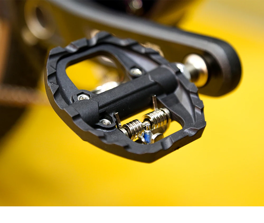TANKE Mountain Bike Pedals 3 Sealed Bearing SPD Dual Clipless Flat & Lock Pedal Aluminum Cycling Pedals nylon cycling accessorie