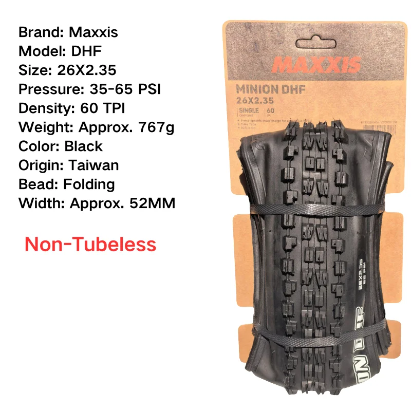 Maxxis Minion DHF (M301Ru) 26x2.3 27.5x2.3/2.5/2.8 29x2.3/2.5 Folding Downhill Tires For Mountain Bikes Are More Wear-resistant