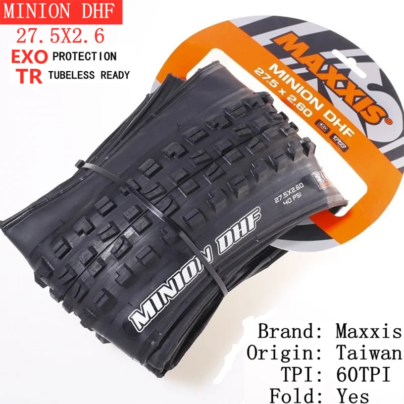 Maxxis Minion DHF (M301Ru) 26x2.3 27.5x2.3/2.5/2.8 29x2.3/2.5 Folding Downhill Tires For Mountain Bikes Are More Wear-resistant