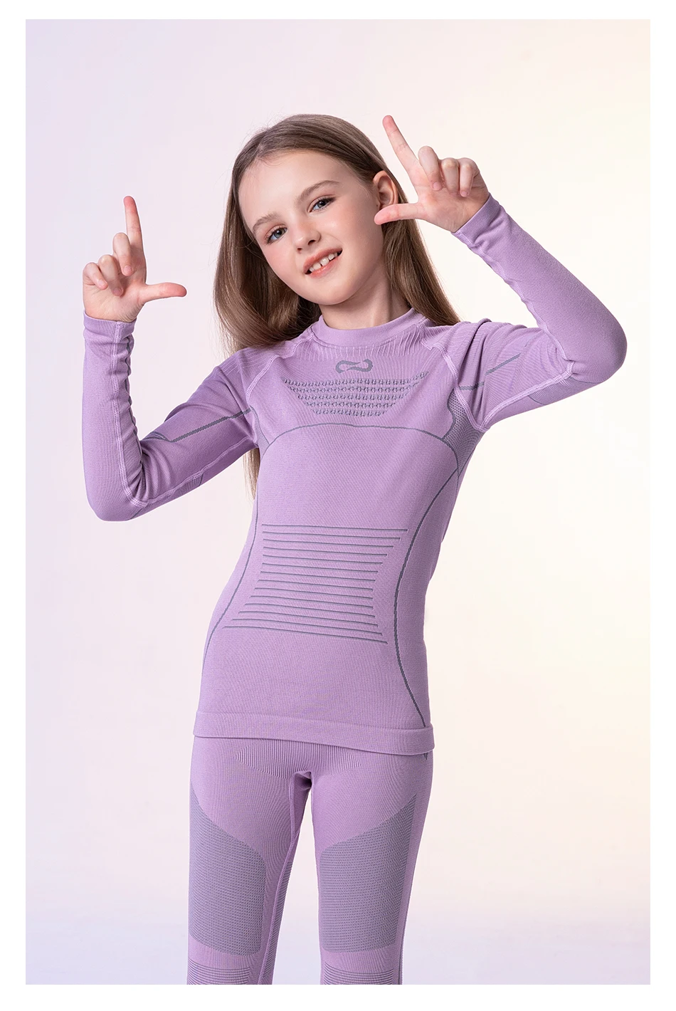 COPOZZ Children Winter Ski Thermal Underwear Sets Boys Girls Warm Breathable Thermo Underwear Johns Thermo Underwear For Kids