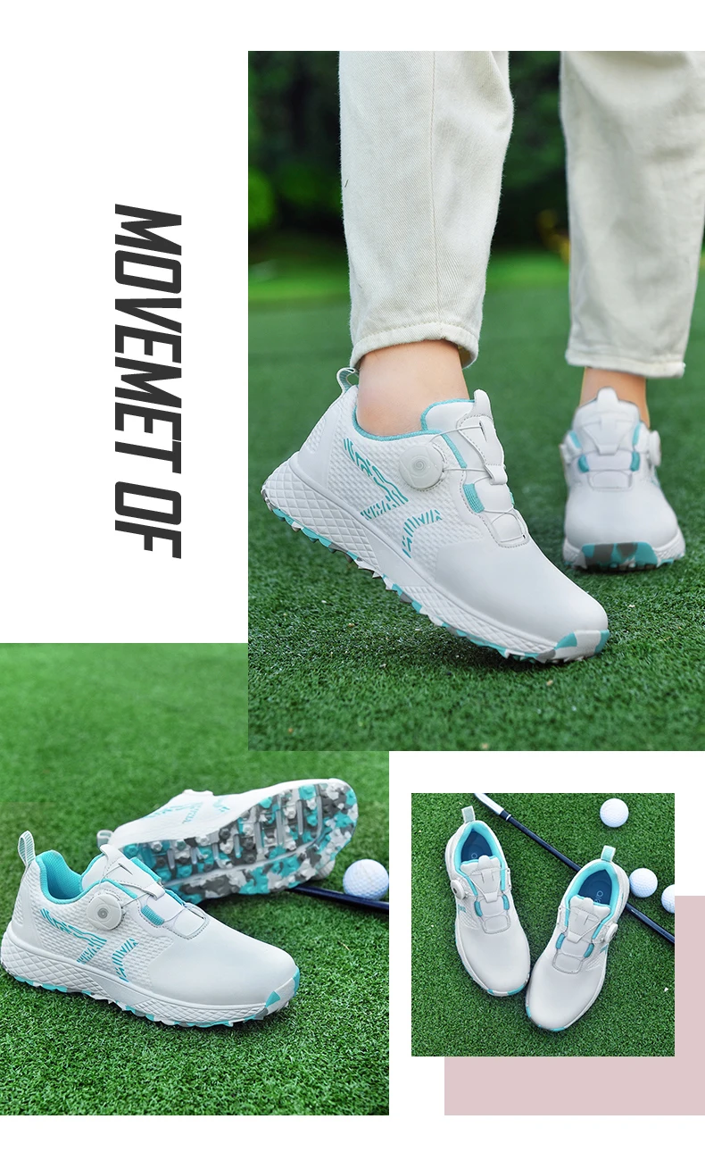 LiXingMing Golf Shoes Women Pink Professional Water proof Spikeless Golf Sport Shoes Outdoor Training Golf Walking Sneakers