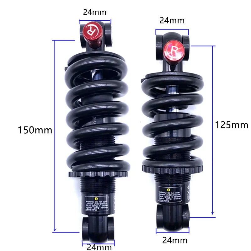 Bike Shock Absorber 291 R KS 125 150 mm Damper Adjustable Rear Impact Downhill DH CX MTB Electric Scooter Motocycles Exa Form