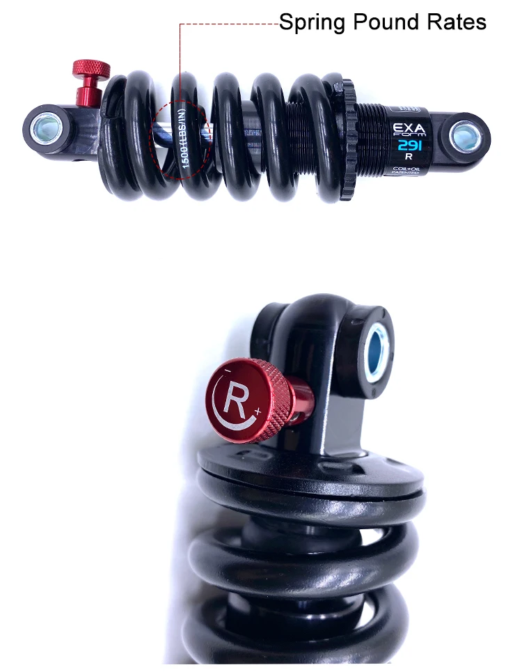 Bike Shock Absorber 291 R KS 125 150 mm Damper Adjustable Rear Impact Downhill DH CX MTB Electric Scooter Motocycles Exa Form