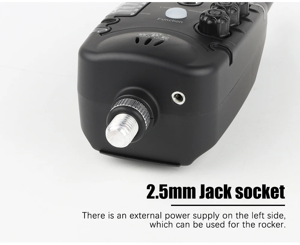 W.P.E 1set Carp Fishing Bait Alarm 4+1 Electronic Alert Luminous Indicator Fish Bell Carp Feeder Fishing LED Sound Wireless