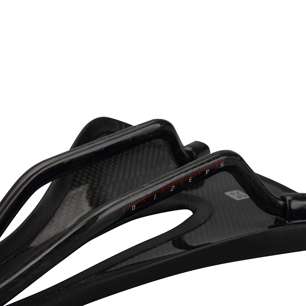 The New BALUGOE Carbon+Leather Road Bike Saddle MTB Bicycle Saddles Mountain Bike Racing Saddle PU Breathable Soft Seat Cushion