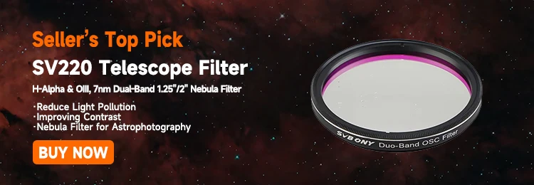 Svbony SV226 Filter Drawer Integrated Molding Nti-Light-Leaking Design with Holder for Filter Mounted Deep Sky Photography