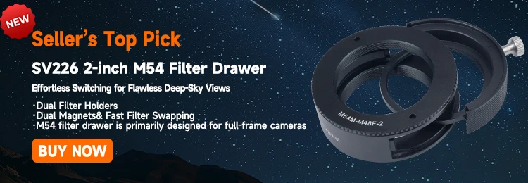 Svbony SV226 Filter Drawer Integrated Molding Nti-Light-Leaking Design with Holder for Filter Mounted Deep Sky Photography