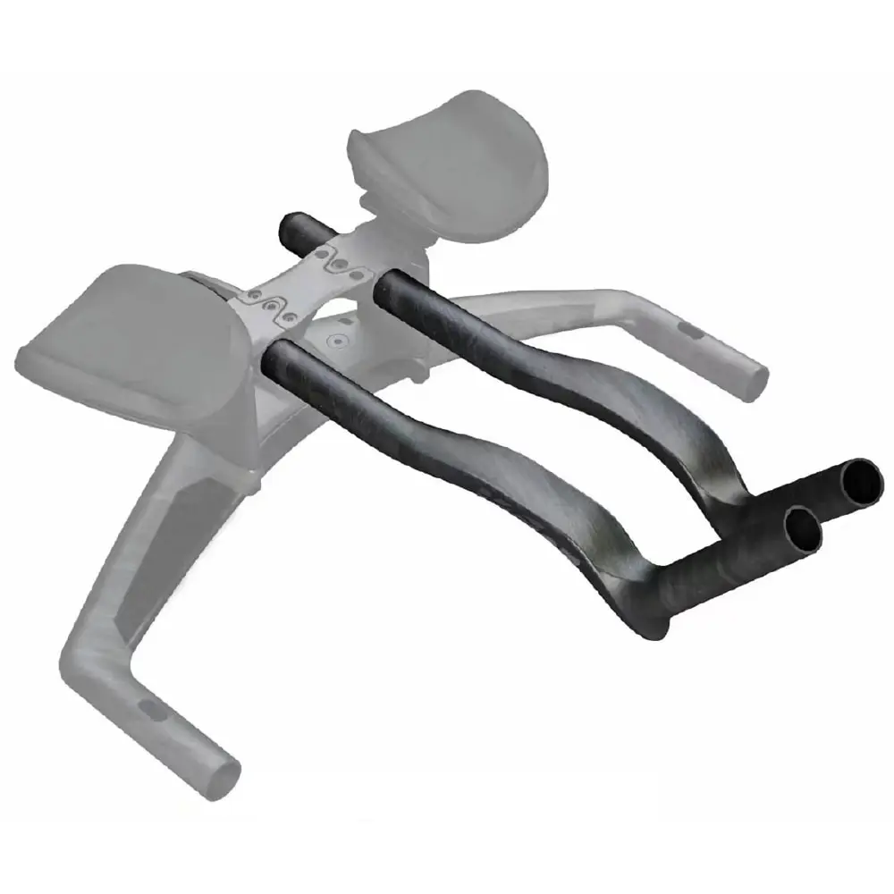No Logo Full Carbon Handlebar Road Race Rest Handlebar TT Bar Triathlon Bar 22.2/31.8mm Time Trial Handles Only Bar