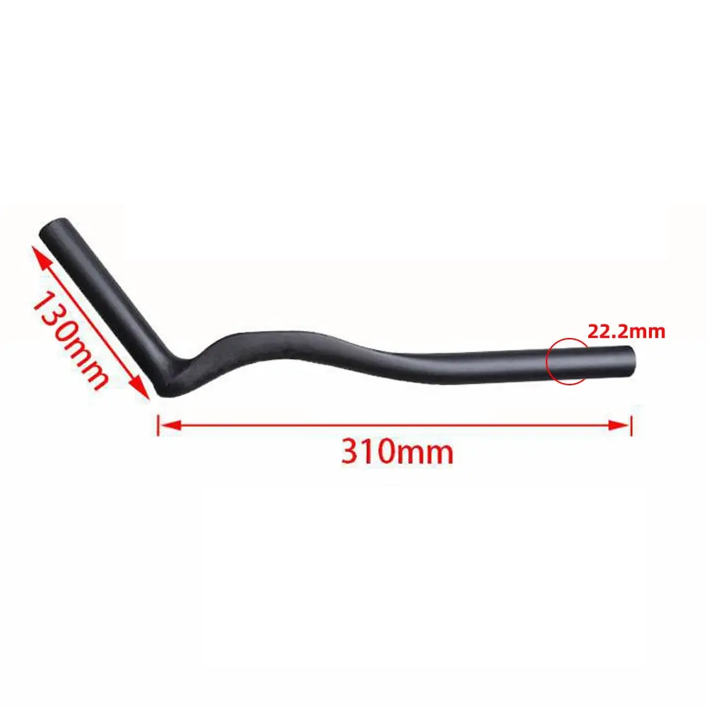 No Logo Full Carbon Handlebar Road Race Rest Handlebar TT Bar Triathlon Bar 22.2/31.8mm Time Trial Handles Only Bar