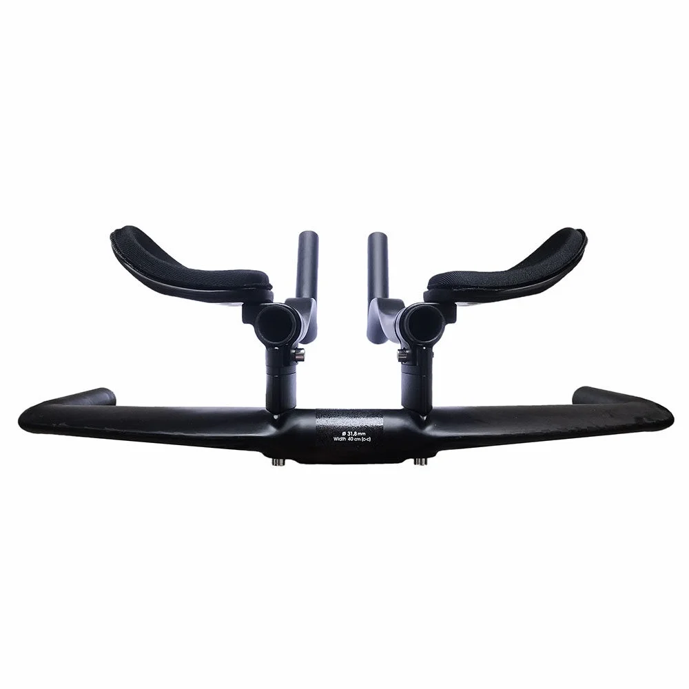 No Logo Full Carbon Handlebar Road Race Rest Handlebar TT Bar Triathlon Bar 22.2/31.8mm Time Trial Handles Only Bar
