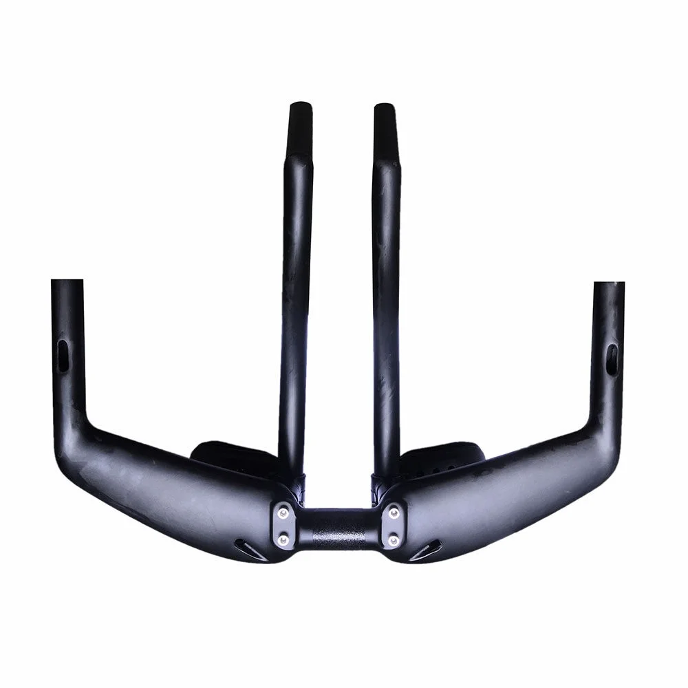 No Logo Full Carbon Handlebar Road Race Rest Handlebar TT Bar Triathlon Bar 22.2/31.8mm Time Trial Handles Only Bar