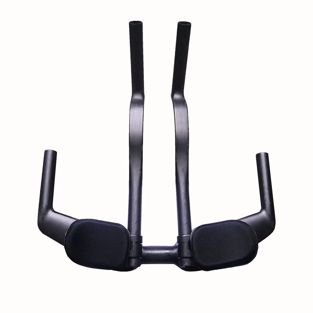 No Logo Full Carbon Handlebar Road Race Rest Handlebar TT Bar Triathlon Bar 22.2/31.8mm Time Trial Handles Only Bar