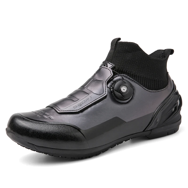 High-top MTB Cycling Shoes Men Outdoor Racing Bicycle Boots Road Dirt Bike Sneakers Mountain Speed Biking Sneaker Zapatillas mtb